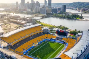 A view of Acrisure Stadium (Image courtesy of Dustin McGrew and Visit Pittsburgh)
