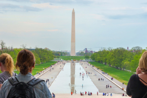 a view of the Washington Monument